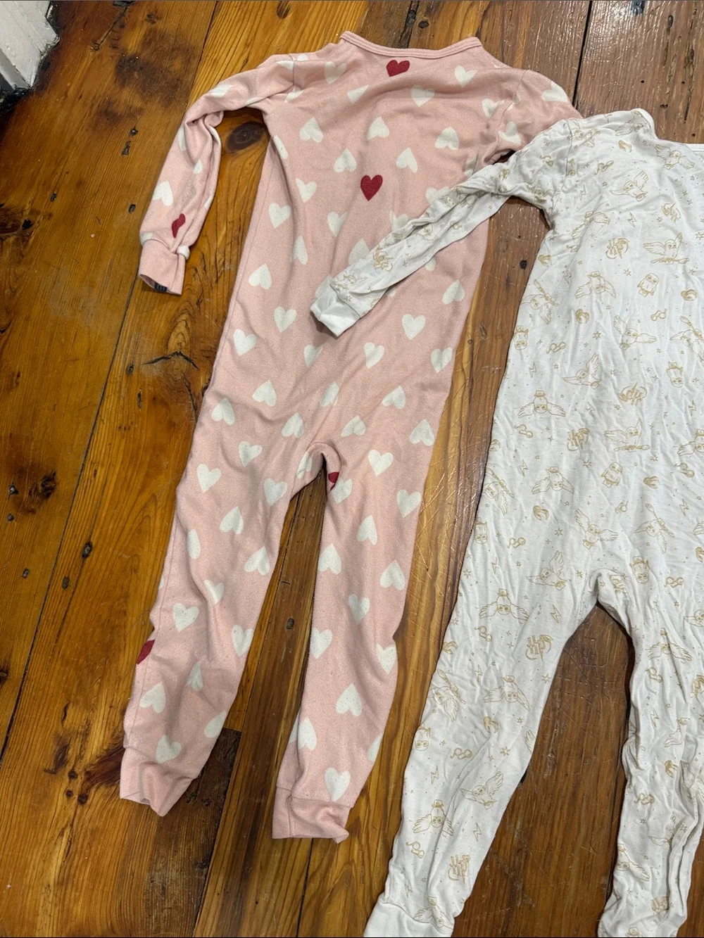 Modern Moments 5T One-Piece Footed Pajama- Hearts, Harry Potter & Dino Prints